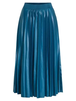 Vila Röcke*VINITBAN MIDI SKIRT - NOOS moroccan blue