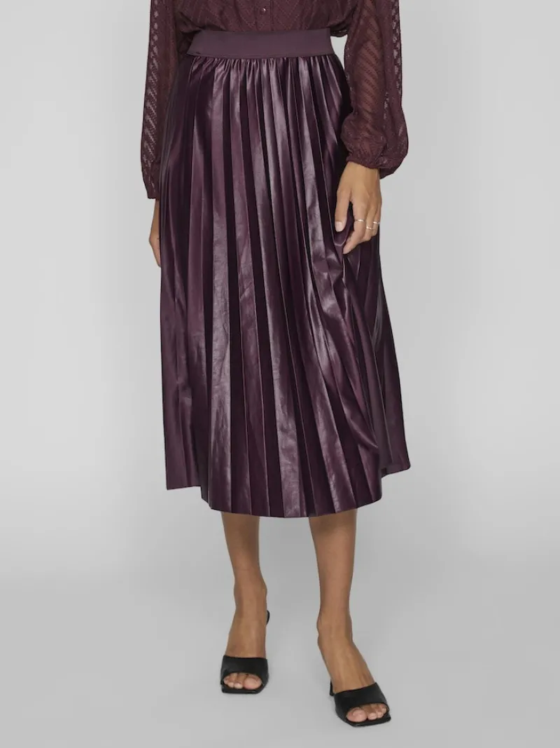 Vila Röcke*VINITBAN MIDI SKIRT - NOOS winter bloom