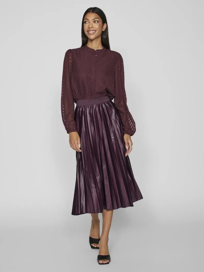 Vila Röcke*VINITBAN MIDI SKIRT - NOOS winter bloom
