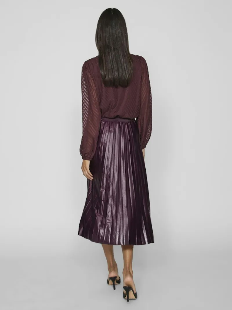 Vila Röcke*VINITBAN MIDI SKIRT - NOOS winter bloom