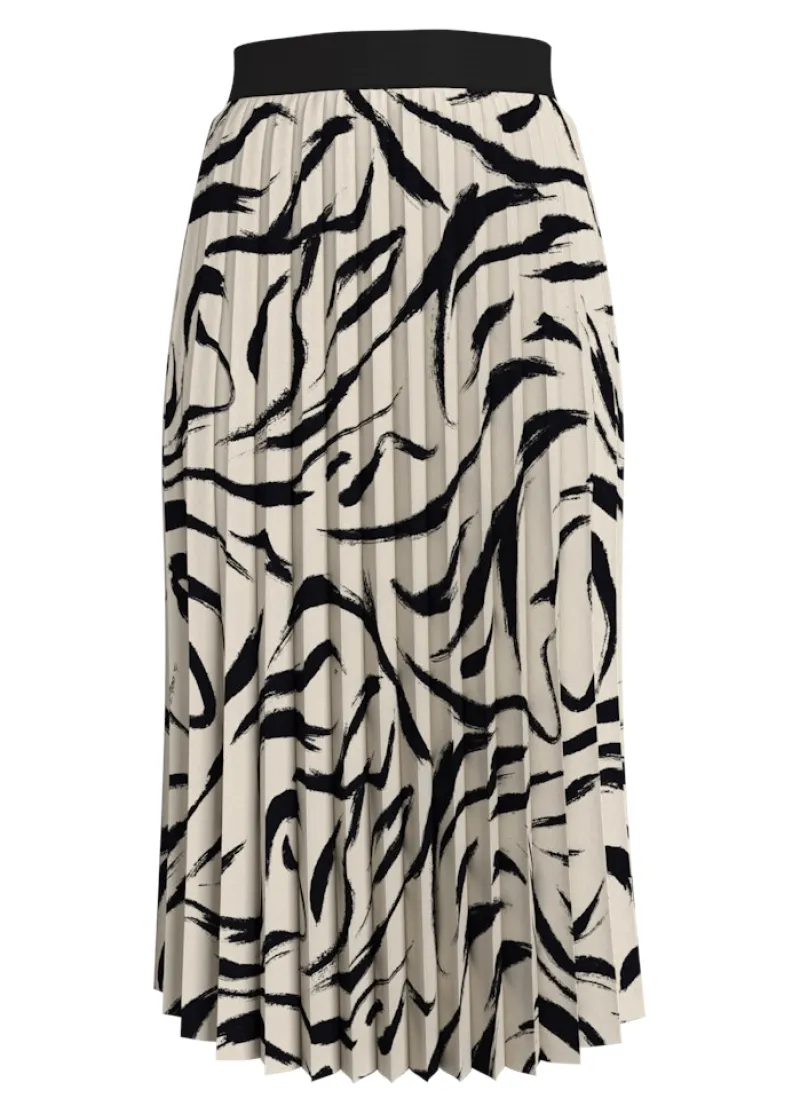Vila Röcke*VINITBAN PRINT MIDI SKIRT - NOOS birch6