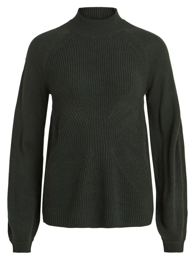 Vila Pullover & Sweatshirts*VIOA TURTLENECK L/S KNIT TOP Darkest Spruce