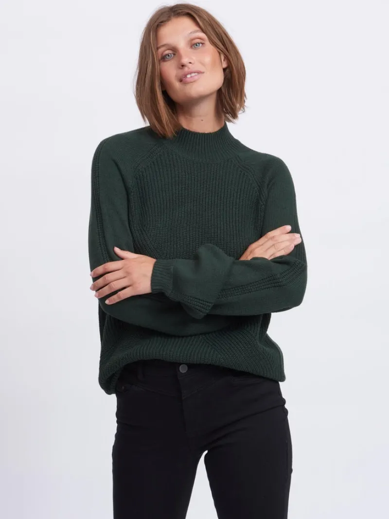 Vila Pullover & Sweatshirts*VIOA TURTLENECK L/S KNIT TOP Darkest Spruce