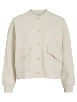 Vila Jacken*VIODESSIA O-NECK L/S SHACKET birch