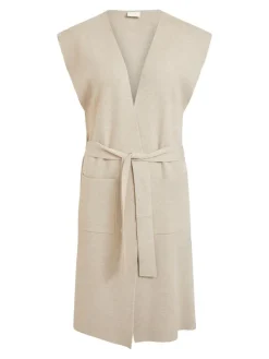 Vila Pullover & Sweatshirts*VIOLIVIE S/L KNIT VEST/SU natural melange