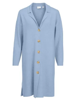 Vila Pullover & Sweatshirts*VIOLIVINJA L/S LONG KNIT COATIGAN/SU kentucky blue