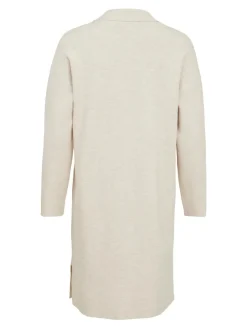 Vila Pullover & Sweatshirts*VIOLIVINJA L/S LONG KNIT COATIGAN/SU Super Light Natural Melan