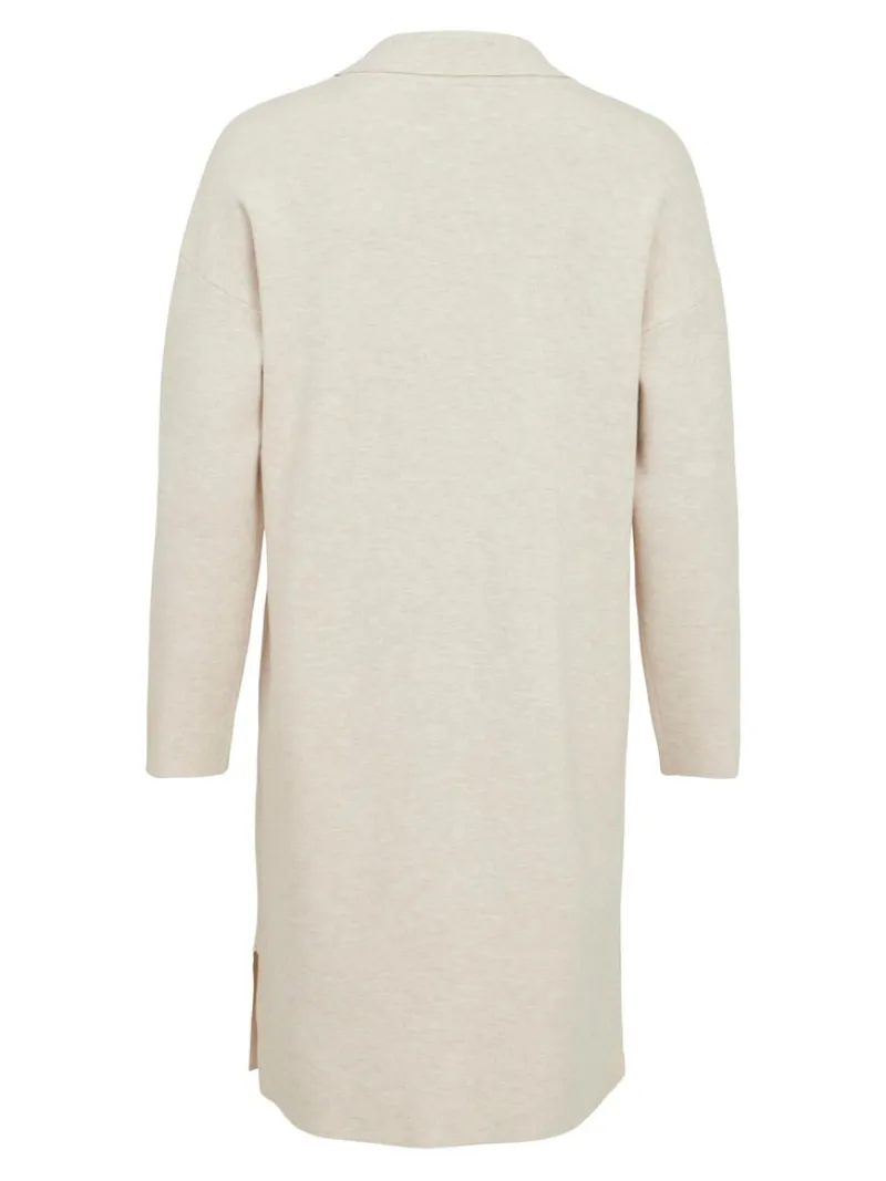 Vila Pullover & Sweatshirts*VIOLIVINJA L/S LONG KNIT COATIGAN/SU Super Light Natural Melan