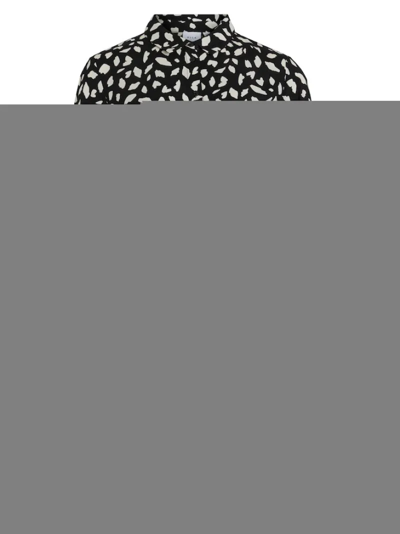 Vila Kleider*VIPAYA L/S SHIRT DRESS - NOOS black2