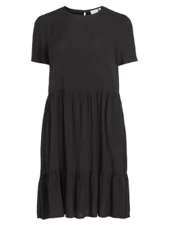 Vila Kleider*VIPAYA S/S DRESS black1