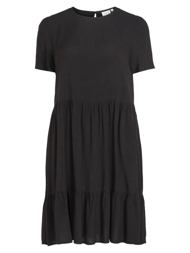 Vila Kleider*VIPAYA S/S DRESS black1