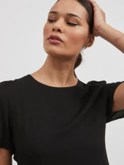 Vila Kleider*VIPAYA S/S DRESS black1