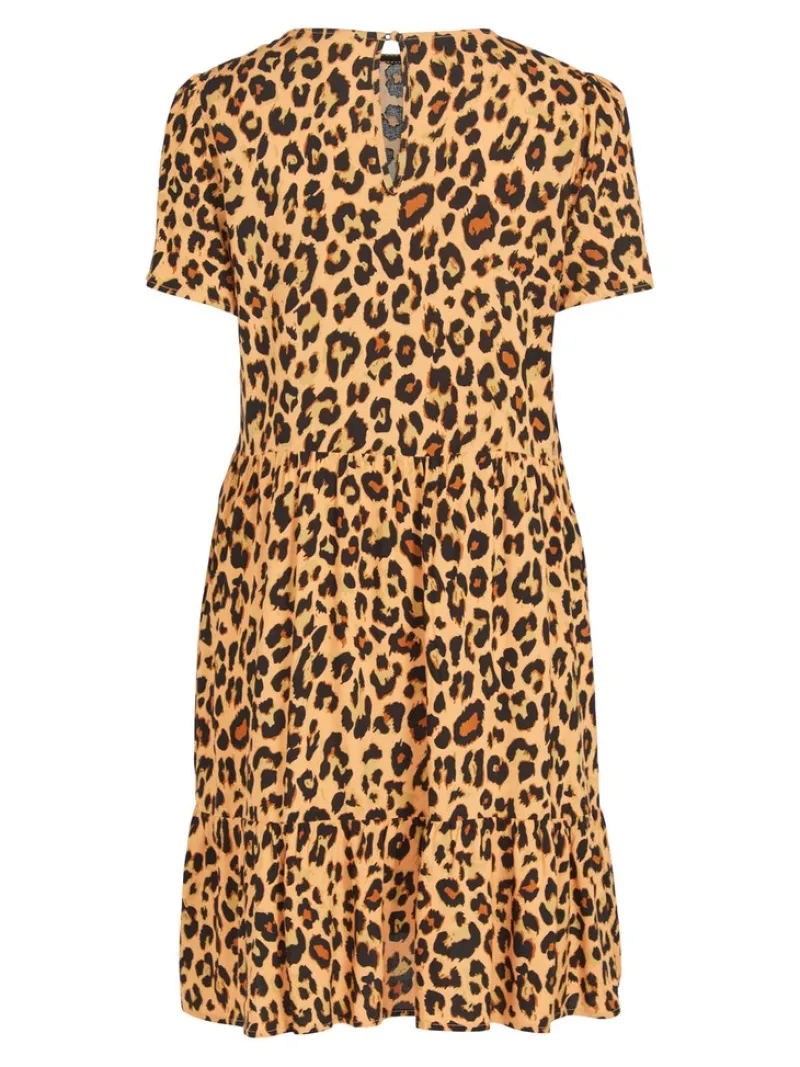 Vila Kleider*VIPAYA S/S DRESS Butterum-LEO