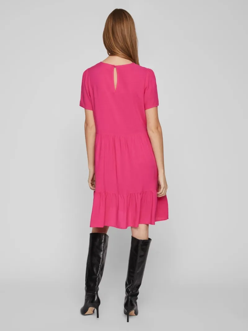 Vila Kleider*VIPAYA S/S DRESS pink yarrow