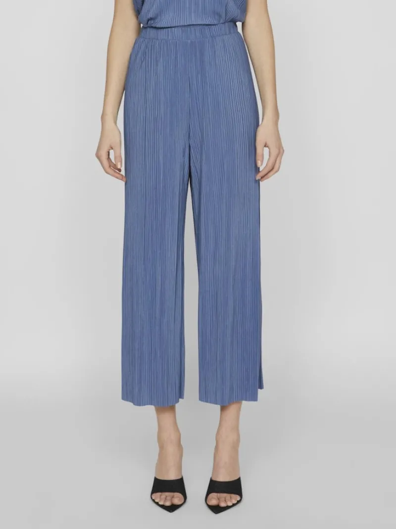 Vila Hosen*VIPLISA HW CULOTTE PANTS - NOOS coronet blue