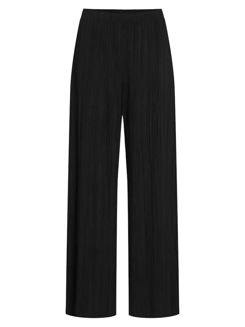 Vila Hosen*VIPLISA HW LOOSE PANTS - NOOS black beauty