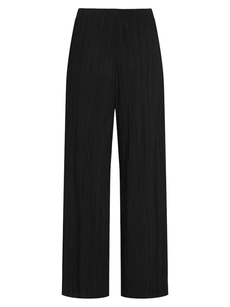 Vila Hosen*VIPLISA HW LOOSE PANTS - NOOS black beauty