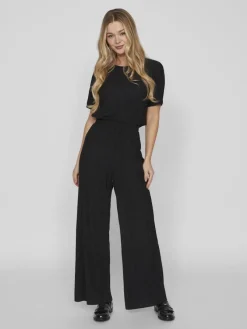 Vila Hosen*VIPLISA HW LOOSE PANTS - NOOS black beauty