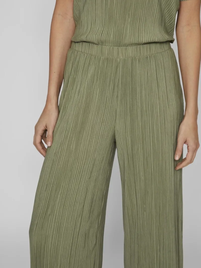Vila Hosen*VIPLISA HW LOOSE PANTS - NOOS oil green