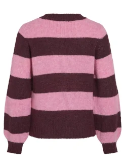 Vila Pullover & Sweatshirts*VIPOLANA NEW L/S STRIPE KNIT TOP fig