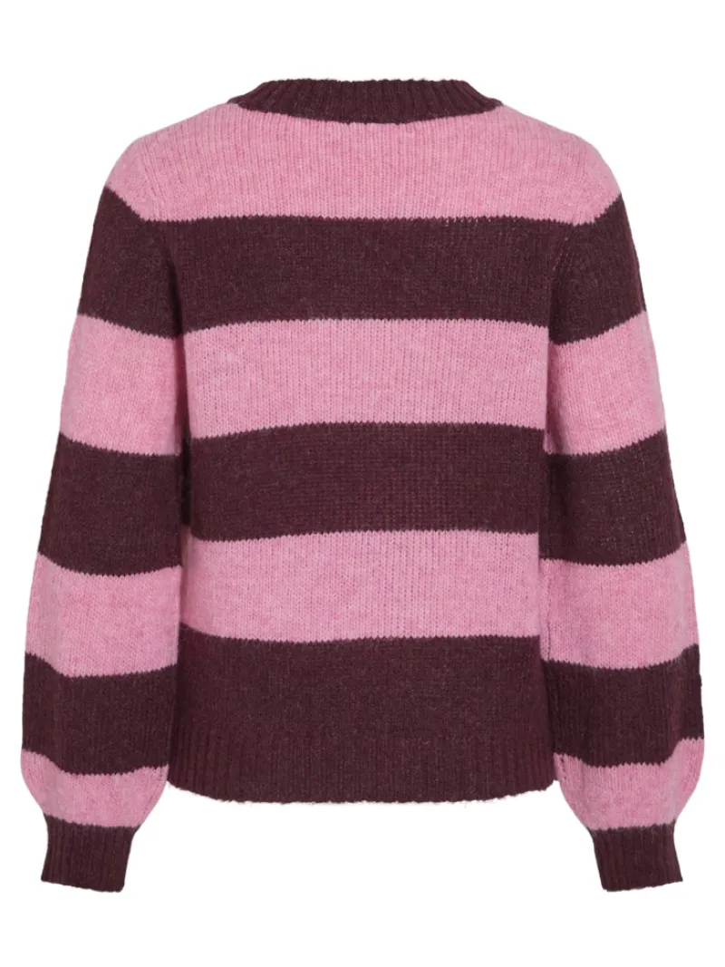 Vila Pullover & Sweatshirts*VIPOLANA NEW L/S STRIPE KNIT TOP fig
