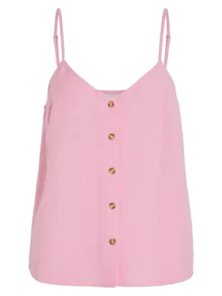Vila Shirts*VIPRISILLA S/L BUTTON SINGLET begonia pink