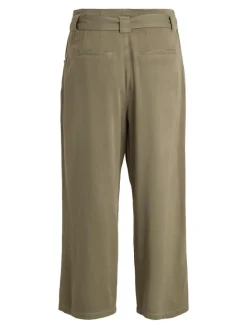 Vila Hosen*VIPRIYA FANZA HW 7/8 WIDE PANTS/PB Four Leaf Clover