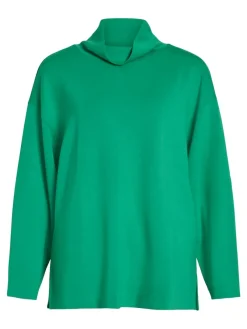 Vila Pullover & Sweatshirts*VIREFLECTA HIGH NECK L/S SWEAT TOP/SU bright green
