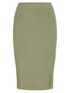 Vila Röcke*VIRIBINI HW SKIRT- NOOS oil green