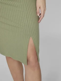 Vila Röcke*VIRIBINI HW SKIRT- NOOS oil green