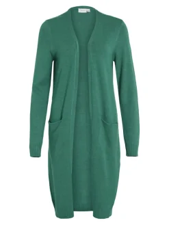 Vila Pullover & Sweatshirts*VIRIL LONG L/S KNIT CARDIGAN - NOOS Ultramarine Green