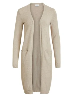 Vila Pullover & Sweatshirts*VIRIL LONG L/S KNIT CARDIGAN - NOOS natural melange