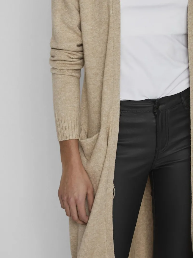 Vila Pullover & Sweatshirts*VIRIL LONG L/S KNIT CARDIGAN - NOOS natural melange