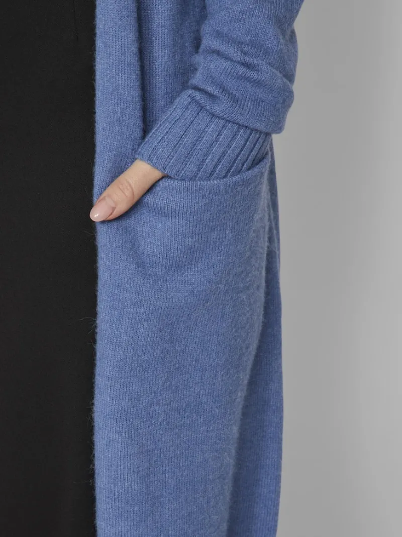 Vila Pullover & Sweatshirts*VIRIL LONG L/S KNIT CARDIGAN - NOOS coronet blue