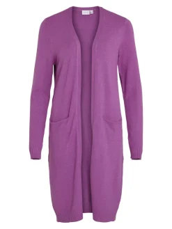 Vila Pullover & Sweatshirts*VIRIL LONG L/S KNIT CARDIGAN - NOOS cattleya orchid