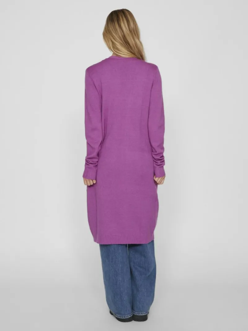 Vila Pullover & Sweatshirts*VIRIL LONG L/S KNIT CARDIGAN - NOOS cattleya orchid