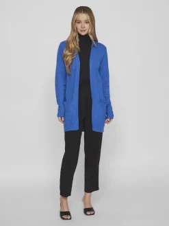 Vila Pullover & Sweatshirts*VIRIL OPEN L/S KNIT CARDIGAN - NOOS blau3