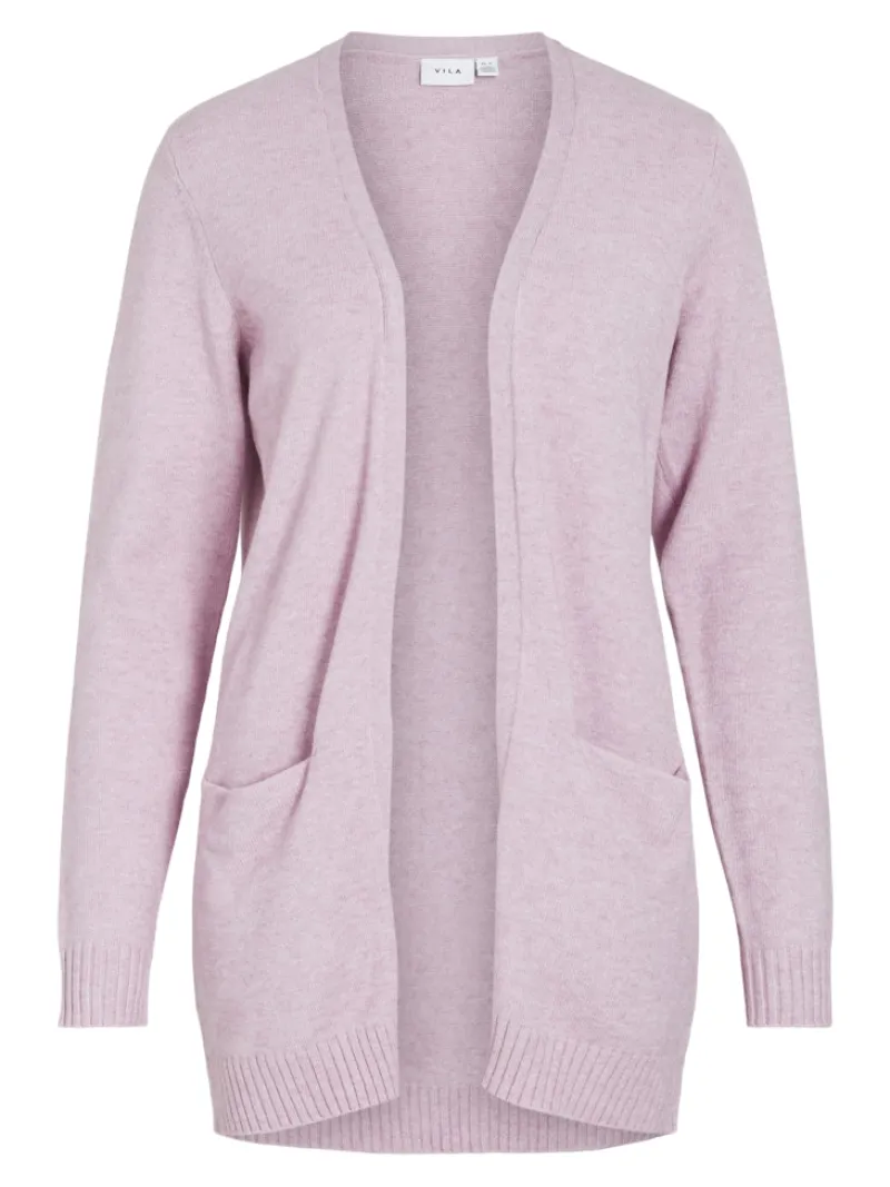 Vila Pullover & Sweatshirts*VIRIL OPEN L/S KNIT CARDIGAN - NOOS winsome orchid