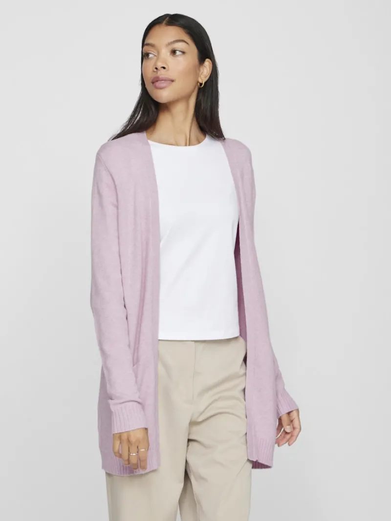 Vila Pullover & Sweatshirts*VIRIL OPEN L/S KNIT CARDIGAN - NOOS winsome orchid
