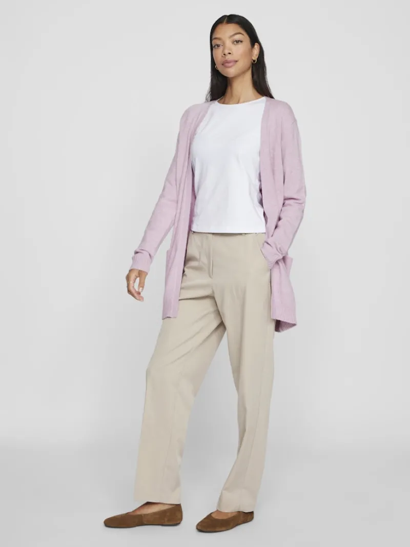 Vila Pullover & Sweatshirts*VIRIL OPEN L/S KNIT CARDIGAN - NOOS winsome orchid