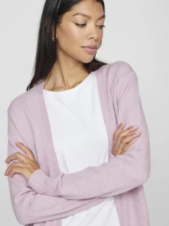 Vila Pullover & Sweatshirts*VIRIL OPEN L/S KNIT CARDIGAN - NOOS winsome orchid