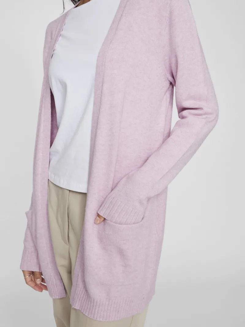 Vila Pullover & Sweatshirts*VIRIL OPEN L/S KNIT CARDIGAN - NOOS winsome orchid