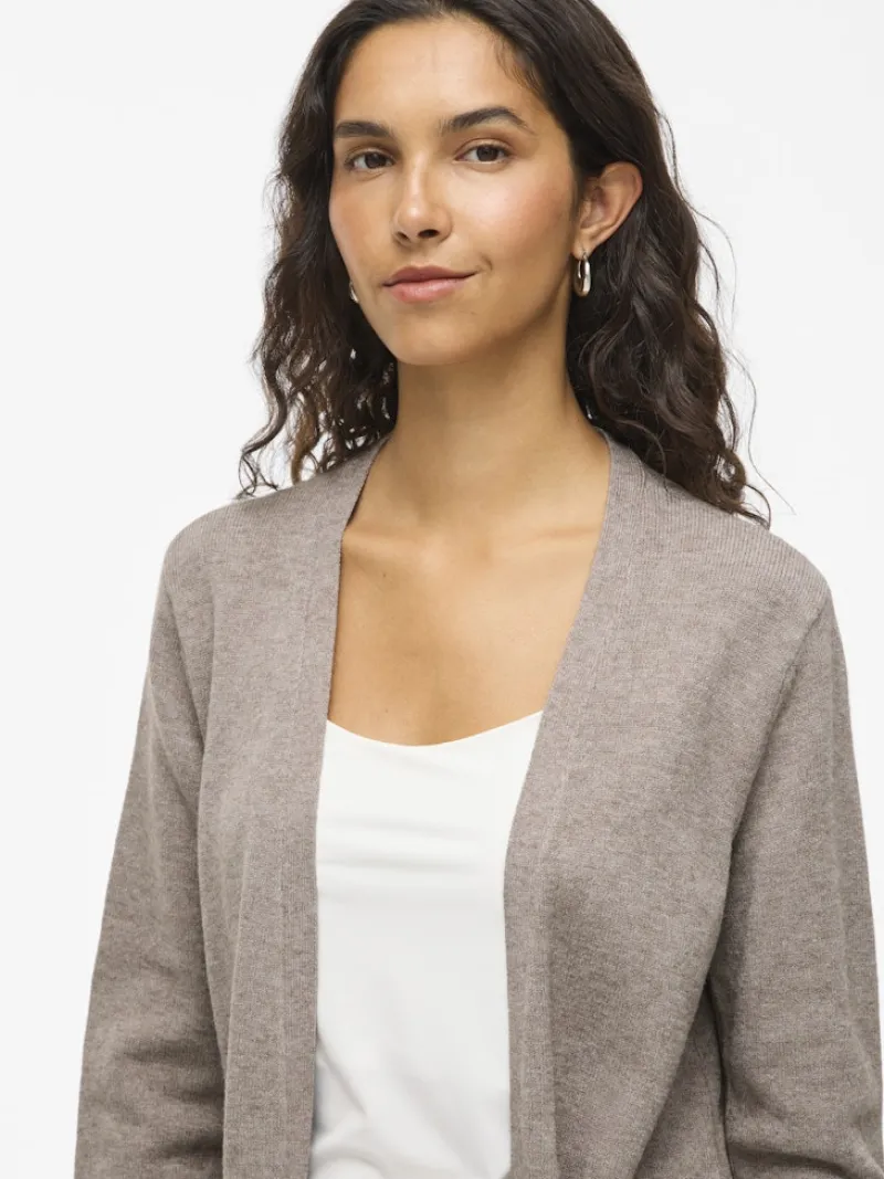 Vila Pullover & Sweatshirts*VIRIL OPEN L/S KNIT CARDIGAN - NOOS Falcon