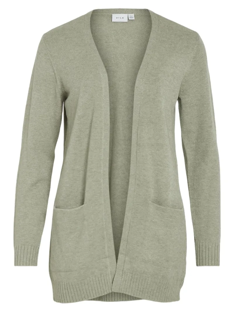 Vila Pullover & Sweatshirts*VIRIL OPEN L/S KNIT CARDIGAN - NOOS oil green