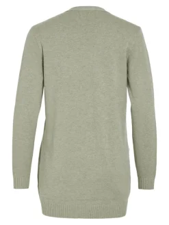 Vila Pullover & Sweatshirts*VIRIL OPEN L/S KNIT CARDIGAN - NOOS oil green