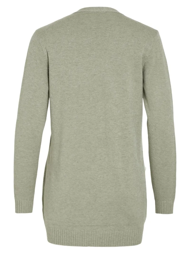 Vila Pullover & Sweatshirts*VIRIL OPEN L/S KNIT CARDIGAN - NOOS oil green