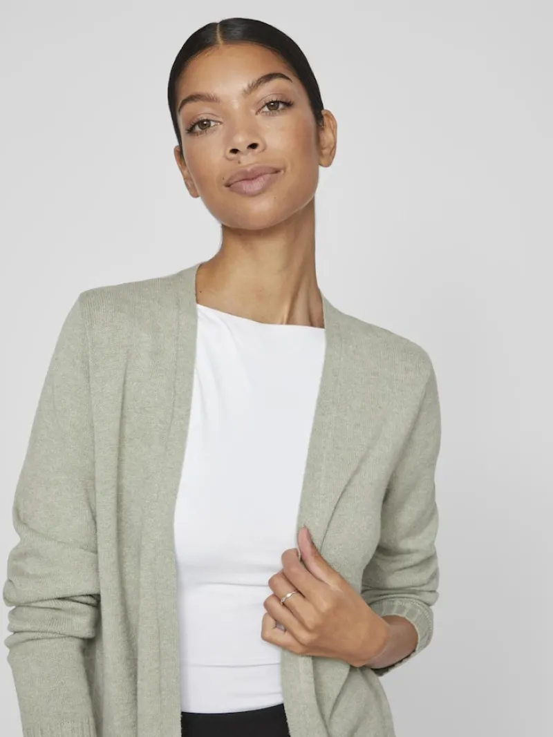 Vila Pullover & Sweatshirts*VIRIL OPEN L/S KNIT CARDIGAN - NOOS oil green
