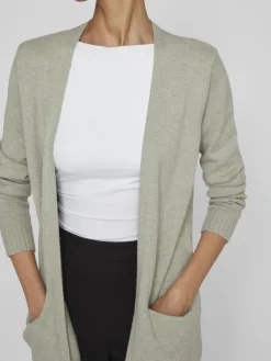 Vila Pullover & Sweatshirts*VIRIL OPEN L/S KNIT CARDIGAN - NOOS oil green