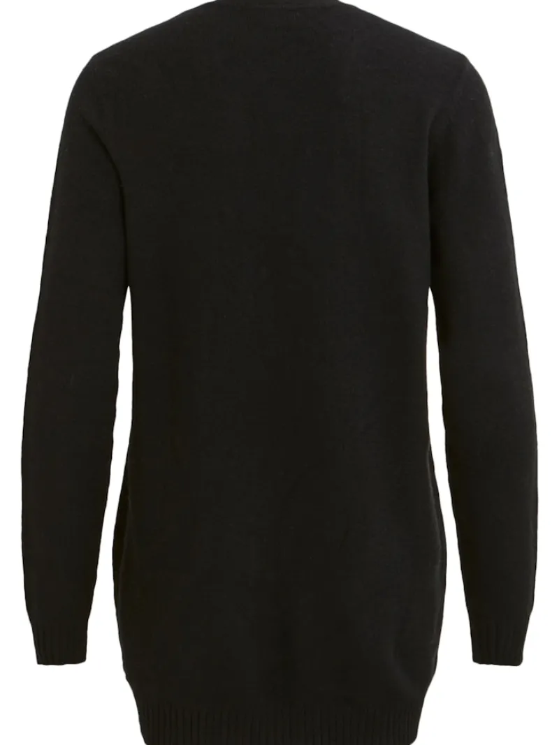 Vila Pullover & Sweatshirts*VIRIL OPEN L/S KNIT CARDIGAN - NOOS Black