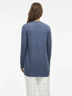 Vila Pullover & Sweatshirts*VIRIL OPEN L/S KNIT CARDIGAN - NOOS Vintage Indigo